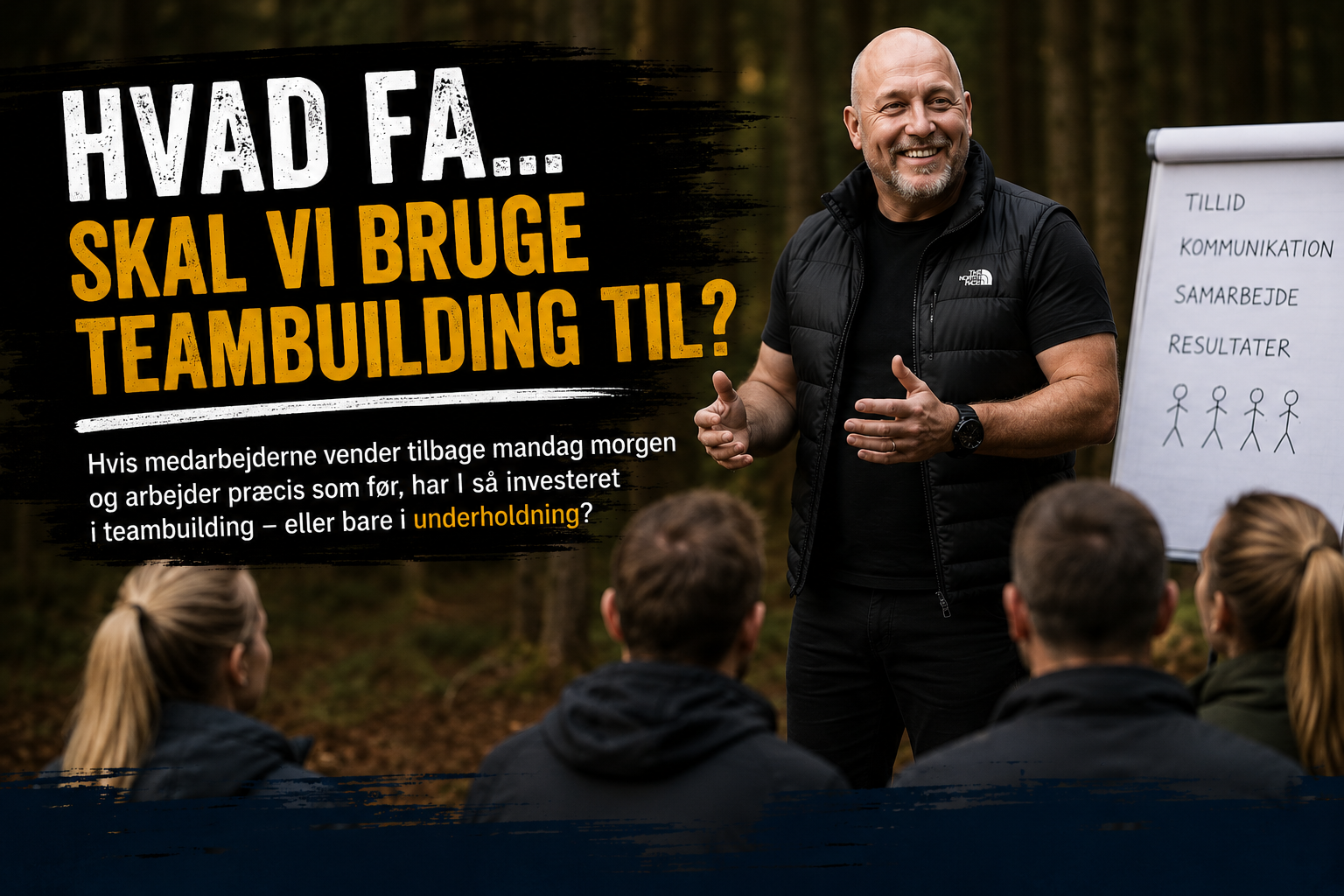 Sådan får du mere ud af teambuilding