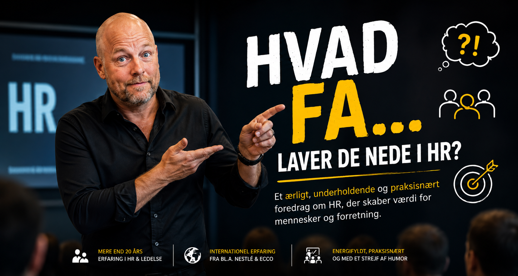 Hvad FA.. foredrag om HR med Søren Ellegaard